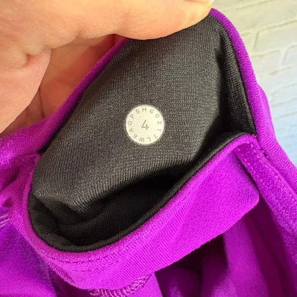 Lululemon Purple Cropped Athletic Legging Women's Size 4 - Picture 4 of 4